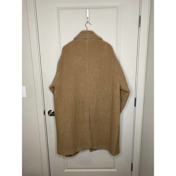 H&M Tan Pea Coat - Picture 6 of 9